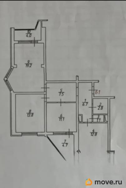 3-комн. квартира, 75 м&sup2;