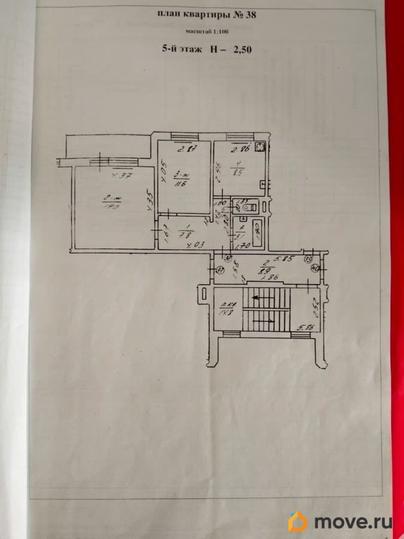 2-комн. квартира, 51.1 м&sup2;