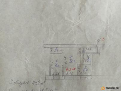 2-комн. квартира, 44.9 м&sup2;