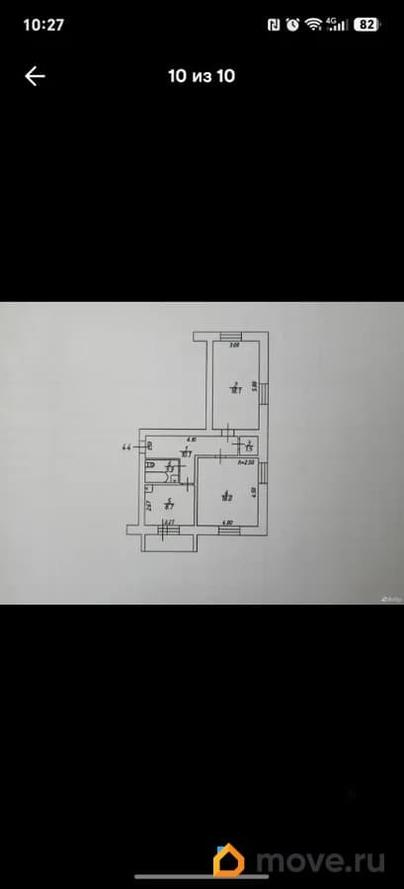2-комн. квартира, 59 м&sup2;