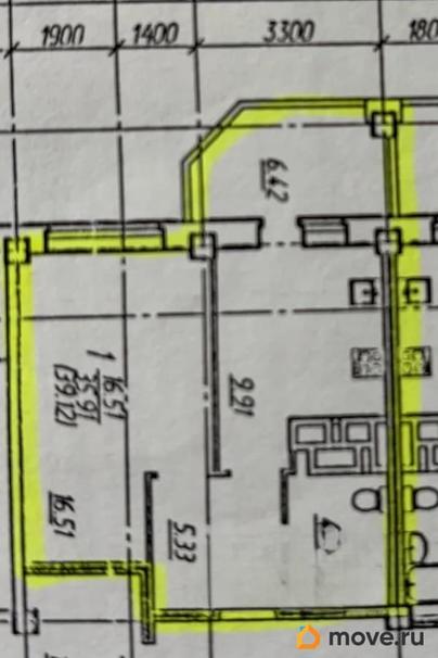 1-комн. квартира, 36 м&sup2;