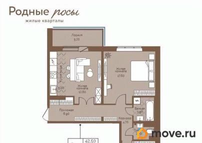 3-комн. квартира, 67.2 м&sup2;
