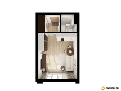 студия, 24.8 м&sup2;